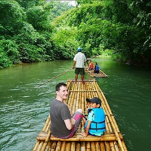 Bamboo Rafting 1 - Khaosok Discovery - Best Phuket Travel