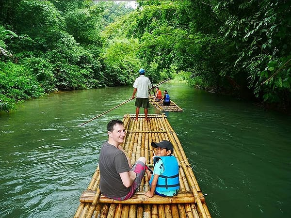 Bamboo Rafting 1 - Khaosok Discovery - Best Phuket Travel