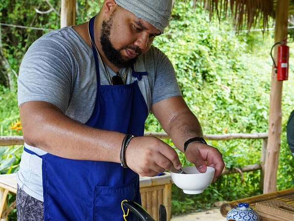 Pic - Cooking Demo - Bukit Elephant Park - Best Phuket Travel