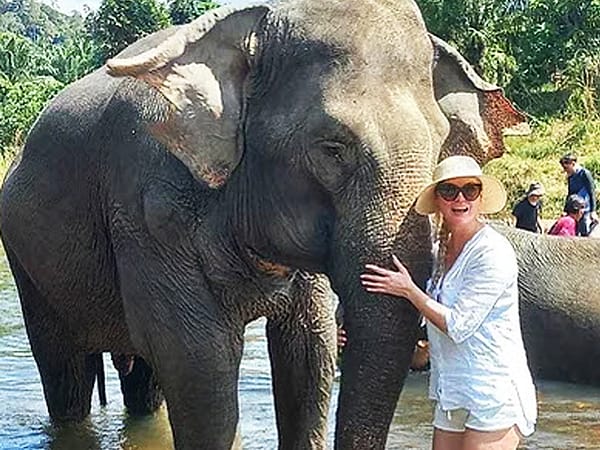 Pic - Elephant Bathing 3 - Khaosok Discovery - Best Phuket Travel
